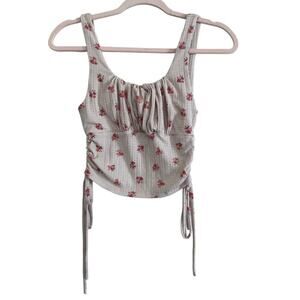 Audrey 3+1 Floral Cropped Tank Top